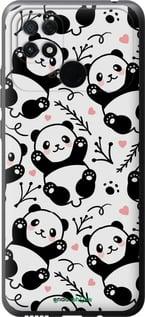 Чехол на Xiaomi Poco C40 Панды "4318u-2701-7290"