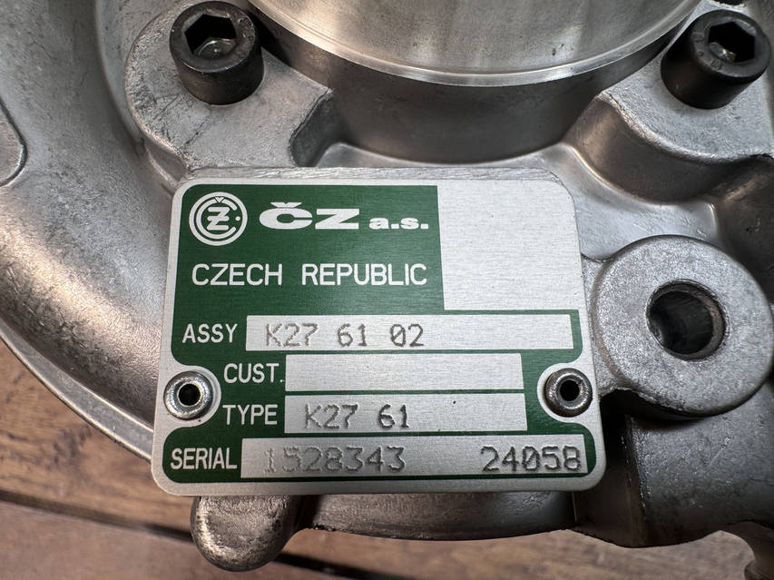 Турбокомпрессор К27-61-02 МТЗ CZ Straconice (Чехия, оригинал