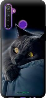 Чохол на Realme 5 Димчастий кіт "825b-1862-7290"