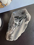 Обсидіан натуральний камінь необроблений обсидіан 12,4*7,8*5,8 см., фото 3