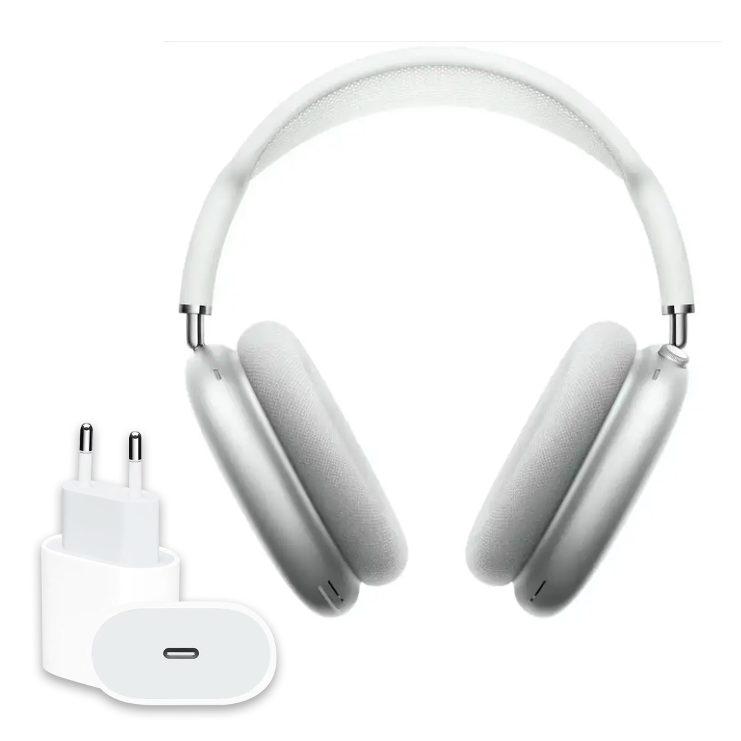 Навушники бездротові AirPods MAX Повнорозмірні із шумозаглушенням різні кольори + Адаптер Adapter 20W (type-c)