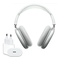 Навушники бездротові AirPods MAX Повнорозмірні із шумозаглушенням різні кольори + Адаптер Adapter 20W (type-c)