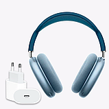 Навушники бездротові AirPods MAX Повнорозмірні із шумозаглушенням різні кольори + Адаптер Adapter 20W (type-c), фото 4