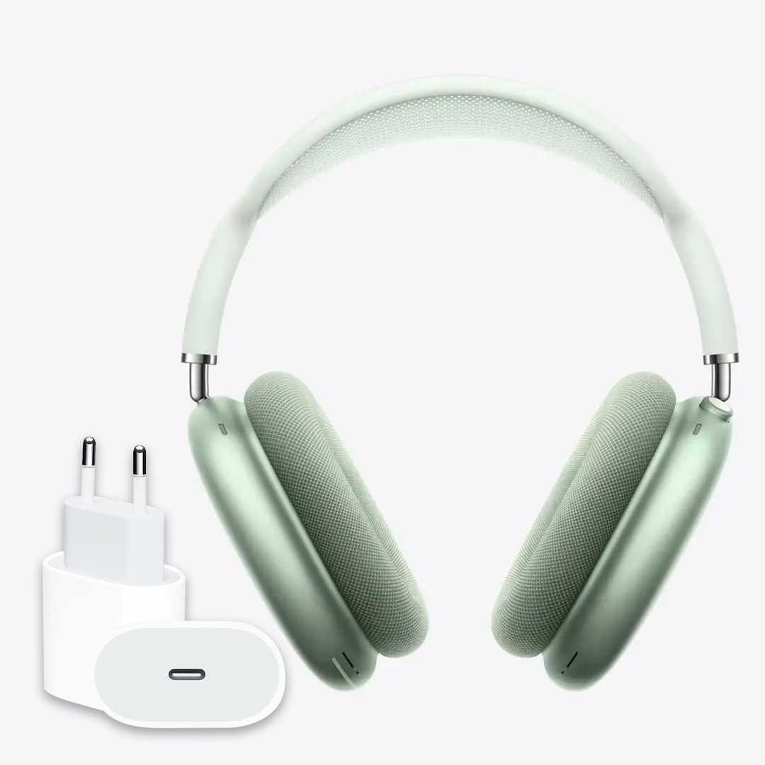 Навушники бездротові AirPods MAX Повнорозмірні із шумозаглушенням різні кольори + Адаптер Adapter 20W (type-c)