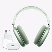 Навушники бездротові AirPods MAX Повнорозмірні із шумозаглушенням різні кольори + Адаптер Adapter 20W (type-c)