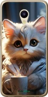 Чехол на Meizu M5 White cat "5646u-420-7290"