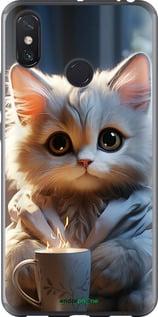 Чехол на Xiaomi Mi Max 3 White cat "5646u-1534-7290", фото 1