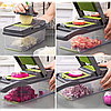 Овочерізка подрібнювач 14 в 1 ситечко для яєць Veggie Slicer мультислайсер, фото 4