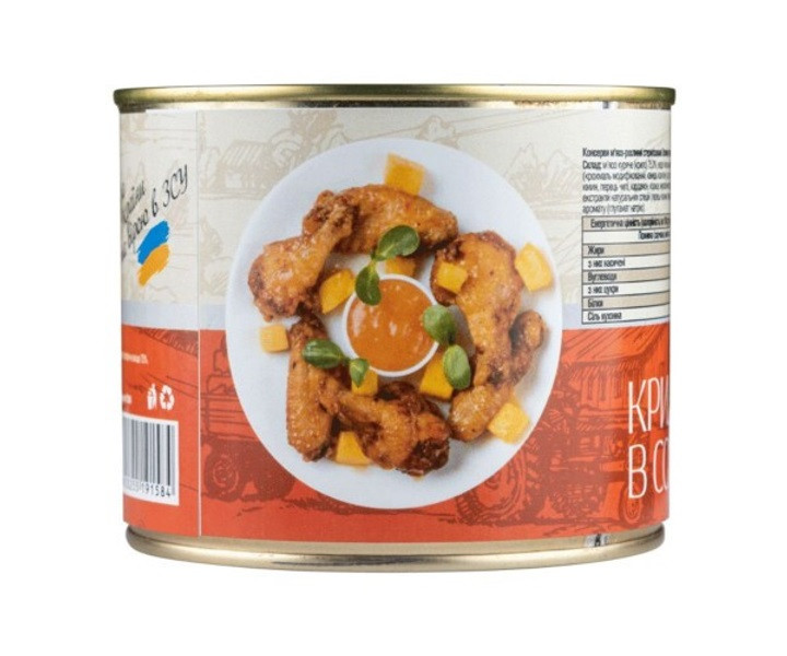 Курячі Крильця в Соусі Манго-Каррі Kaniville 525 г Україна, фото 1