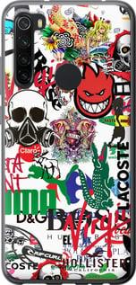 Чехол на Xiaomi Redmi Note 8 Many different logos "4022u-1787-7290"