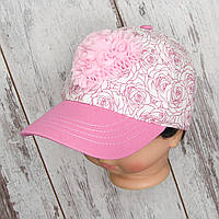 48 1-2 роки 100% з бавовни натуральна котонова літня тонка кепка для дівчинки 3640 РЗВ