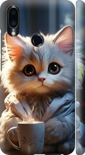 Чехол на Meizu Note 9 White cat "5646m-1689-7290"