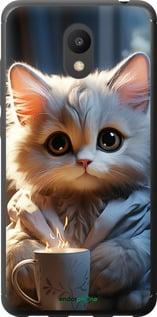 Чехол на Meizu M6 White cat "5646u-1349-7290"