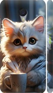 Чехол на Meizu M3 Note White cat "5646m-256-7290"