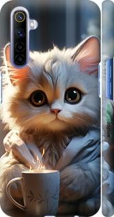 Чехол на Realme 6 White cat "5646m-1913-7290"
