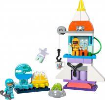 Блоковий конструктор LEGO DUPLO Town Пригоди на космічному шатлі 3-в-1 (10422)