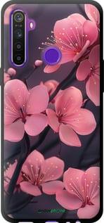 Чохол на Realme 5 Пурпурова сакура "6075b-1862-7290"