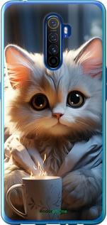 Чехол на Realme X2 Pro White cat "5646u-1866-7290"