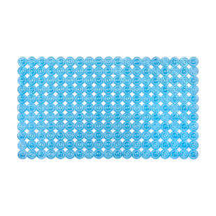 Килимок у ванну антиковзаючий голубий, AWD02091932