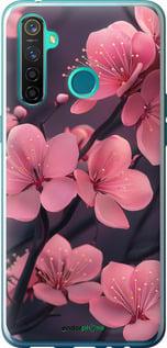 Чохол на Realme 5 Pro Пурпурова сакура "6075u-1861-7290"
