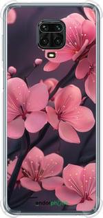 Чохол на Xiaomi Redmi Note 9S Пурпурова сакура "6075sp-2029-7290"