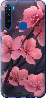 Чохол на Xiaomi Redmi Note 8T Пурпурова сакура "6075u-1818-7290"