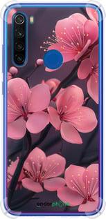 Чохол на Xiaomi Redmi Note 8T Пурпурова сакура "6075sp-1818-7290"
