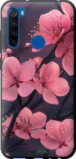 Чохол на Xiaomi Redmi Note 8T Пурпурова сакура "6075b-1818-7290"