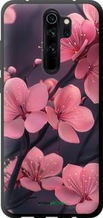 Чохол на Xiaomi Redmi Note 8 Pro Пурпурова сакура "6075b-1783-7290"