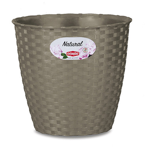 Вазон круглий Stefanplast NATURAL (73484)