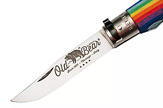 Кишеньковий ніж Old Bear / Олд Бер 9307/21_MAK - Rainbow, з веселковим руків'ям (Італія), фото 4