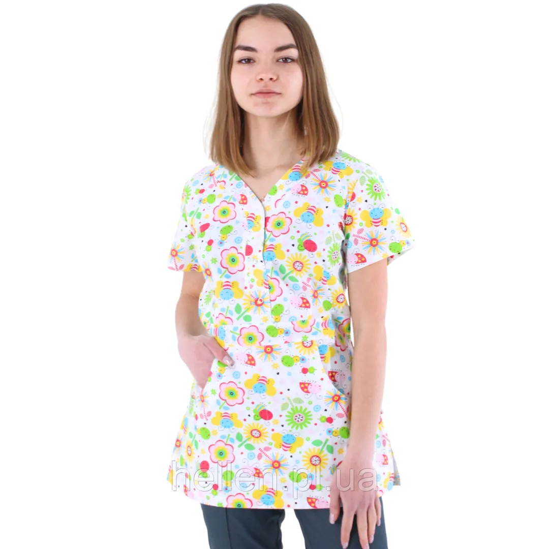 Куртка хірургічна з принтом "Комашки"