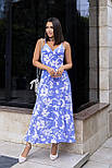 Літнє довге плаття на запах "Rita" Батал, фото 2