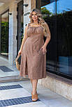 Літнє жіноче плаття міді "Bella" Норма, фото 5