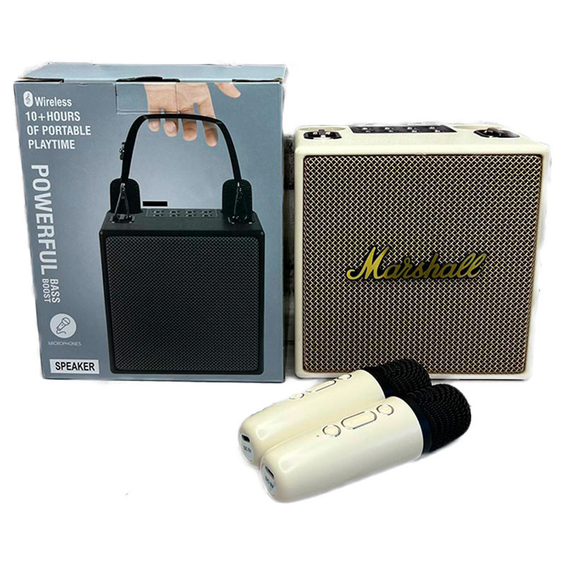 Портативна колонка з двома мікрофонами Bluetooth Marshall M83