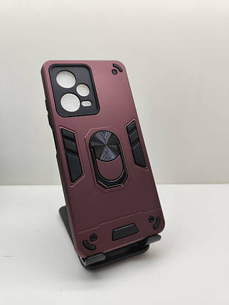 Броньований Бампер з підставкою на Xiaomi Redmi Note 12 Pro 5G, фото 1