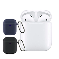 Навушники бездротові AirPods 2 + два захисні чохли