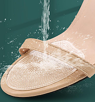 Силіконові вкладиші для взуття на високих підборах. Подушечки на передню частину взуття прозорі для ніг, фото 7