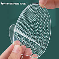 Силіконові вкладиші для взуття на високих підборах. Подушечки на передню частину взуття прозорі для ніг, фото 8