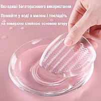 Силіконові вкладиші антиковзкі в туфлі. Гелеві вставки прозорі для взуття для пом'якшення, фото 6