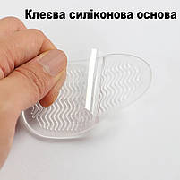 Силіконові вкладиші антиковзкі в туфлі. Гелеві вставки прозорі для взуття для пом'якшення, фото 8