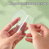 Вкладиші прозорі силіконові в туфлі. Гелеві напівустілки прозорі для взуття для зниження навантаження, фото 6