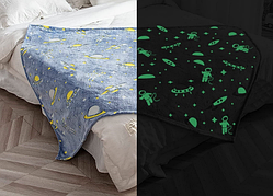 Плед, що світиться в темряві Magic Blanket KOSMO 150х100см