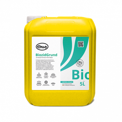 Грунтовка Biozid Grund антисептична (проти появи плісняви, водоростей та грибків). Elf