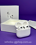 Навушники бездротові AirPods 3 + клінер для чищення навушників, фото 7
