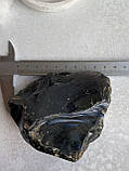 Обсидіан натуральний камінь необроблений обсидіан 97*87*41 мм., фото 5