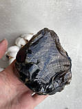 Обсидіан натуральний камінь необроблений обсидіан 97*87*41 мм., фото 3