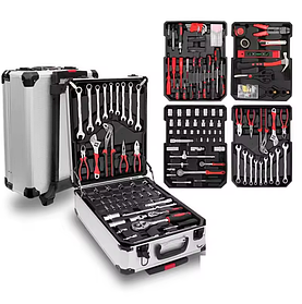 Набір інструментів 187 предметів JNTRD у валізі на коліщатках