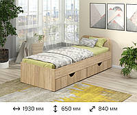 Дитяче ліжко Соня-1 з ящиками 80*190