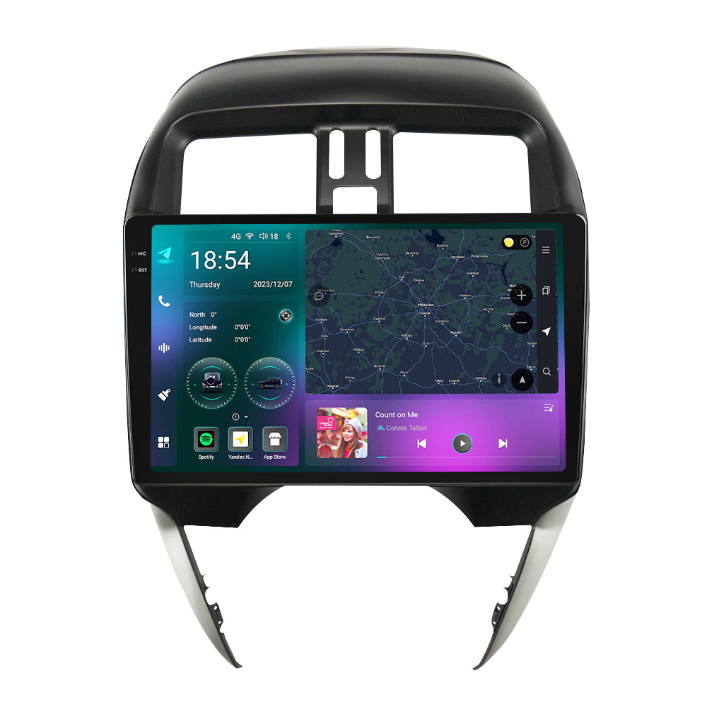Штатна магнітола Mekede M7 Plus  Nissan Sunny (2014-2018) CarPlay QleD